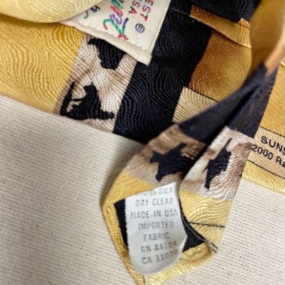 Yellowstone Cowboy Sunset Riders Ralph Martin Tru-West Rockmount Ranch Wear TIE - Picture 8 of 10